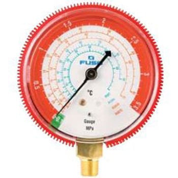 R407C，R404A，R507A，R134a68Φ高圧ゲージ A-Gas Japan(FUSO)