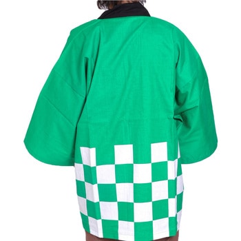 カラーハッピ 市松柄入り ツルハタ(服部)