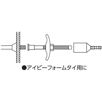 電ドルソケット ストロック18 フォームタイ用ソケット ロブスター(ロブテックス)
