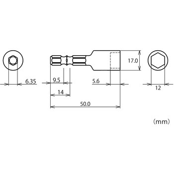 電ドルソケット ストロック18 ヘクスセッター用ソケット(マグネット付) ロブスター(ロブテックス)