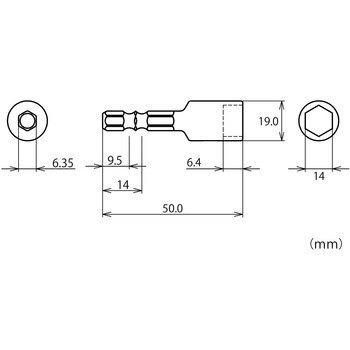 電ドルソケット ストロック18 ヘクスセッター用ソケット(マグネット付) ロブスター(ロブテックス)
