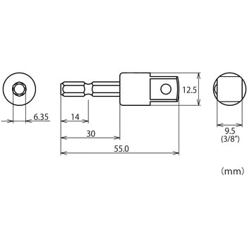 電ドルソケット ストロック18 ソケットアダプター LOBSTER(ロブスター/エビ印/ロブテックス)