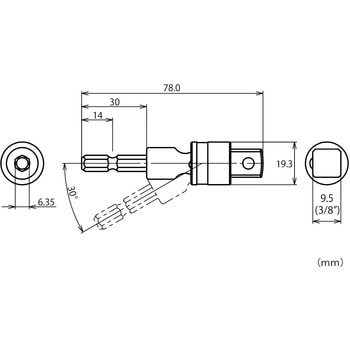電ドルソケット ストロック18 ユニバーサルソケットアダプター ロブスター(ロブテックス)