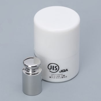 JISマーク付OIML型円筒分銅 M1級 非磁性ステンレス 新光電子(VIBRA