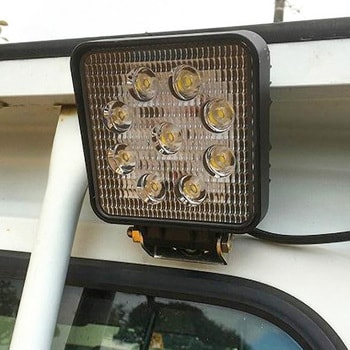 81JGW091 LEDワークライト(作業灯) 角型 (IP67/IP69K 防水) 1個 信和自動車工業 【通販モノタロウ】