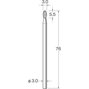 ロングシャンク超硬カッター - リューター(日本精密機械工作)