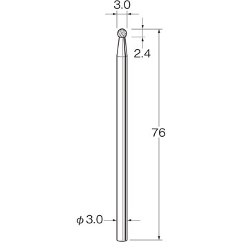 ロングシャンク超硬カッター - リューター(日本精密機械工作)