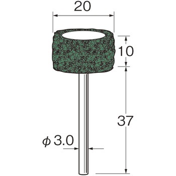 クッションサンダー (不織布) - リューター(日本精密機械工作)