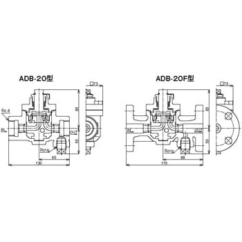 ベン ADB20F-G 20A バイパス付スチームトラップ | sport-u.com