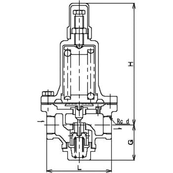 RD30-GH 減圧弁(蒸気用)RD-30型 1個 ベン 【通販サイトMonotaRO】