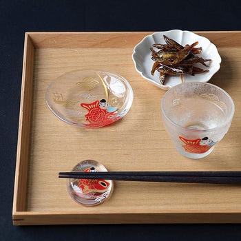 めでたmono 豆皿 ペアセット アデリア(石塚硝子)
