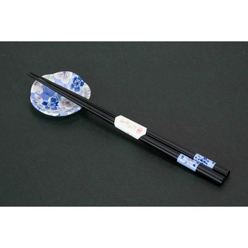 食洗箸・豆皿セット アオバ