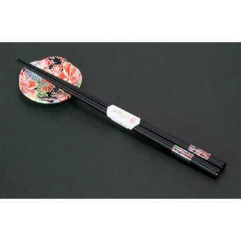 食洗箸・豆皿セット アオバ