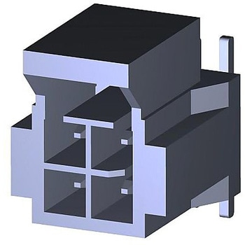 NANO-FIT HDR SMT VT DLR 4CKT TIN BLK 日本モレックス(molex)