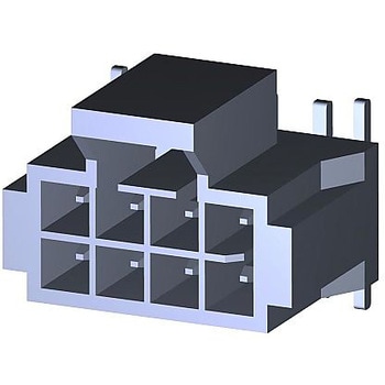 NANO-FIT HDR SMT VT DLR 6CKT TIN BLK 日本モレックス(molex)