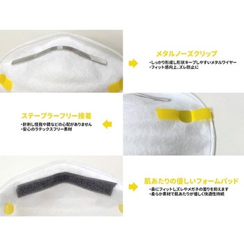 GERSON サージカルN95マスク 立体構造お面式 1箱 20枚入 アメリカ製【1ケース12箱】 セーフラン安全用品