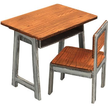 13430 机と椅子ジオラマベース 硬質紙製 1個 アーテック(学校教材・教育玩具) 【通販モノタロウ】