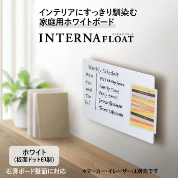 小型 ホワイトボード インテルナフロート PLUS(プラス)[文具]