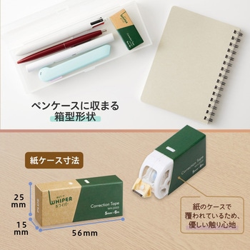 修正テープ ホワイパー 紙ケース入り プラス(文具)