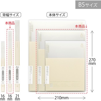 パペルールアヴァンス B5 スリムバインダー 日本ノート