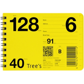 Trees Wリングメモ 日本ノート