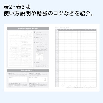 復習ノート クロスゾーン センターライン 日本ノート