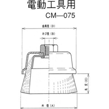 メッキ撚り線カップブラシ 電動工具用 高島産業