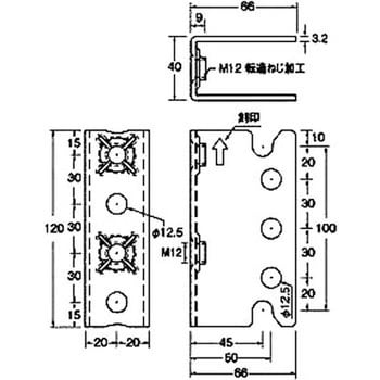 AM3M12 SSマルチ 梁受け金物MH 1個 タナカ 【通販サイトMonotaRO】