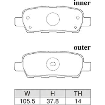 ブレーキパッド(ECタイプ) DIXCEL(ディクセル) 国産車用ブレーキパッド