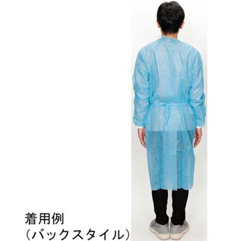 アイソレーションガウン(非防水-リブ袖)個包装 100枚入り FV-IGシリーズ フィフティ・ヴィジョナリー