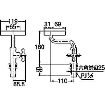 立形洗眼水栓 カクダイ 【通販モノタロウ】