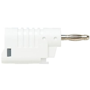 4MM バナナ プラグ スタッキング 36A ホワイト POMONA