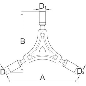 Y型ソケットレンチ UNIOR