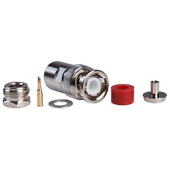 RF/同軸 BNC プラグ ストレート 50 Ω クランプ POMONA