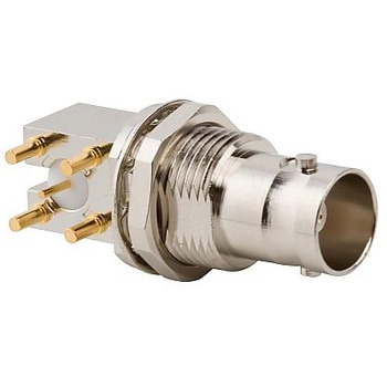 RF 同軸 BNC ジャック 75 Ω PCB - AMPHENOL