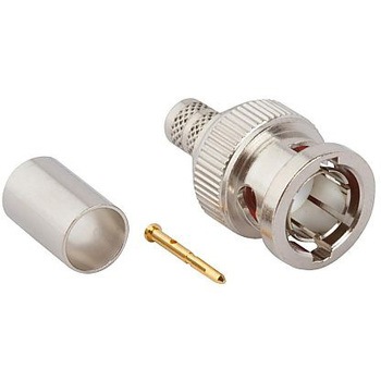 RF 同軸 BNC プラグ 75 Ω ケーブル AMPHENOL