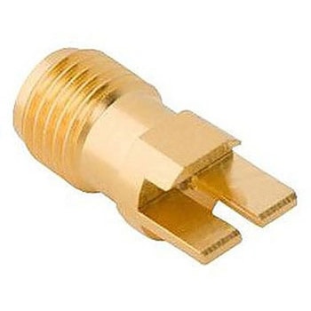 RF 同軸 SMA ジャック 50 Ω PCB マウント AMPHENOL