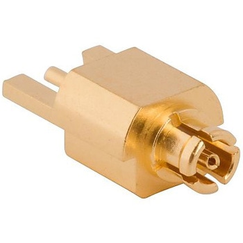 RF 同軸 SMPM プラグ 50 Ω PCB マウント AMPHENOL