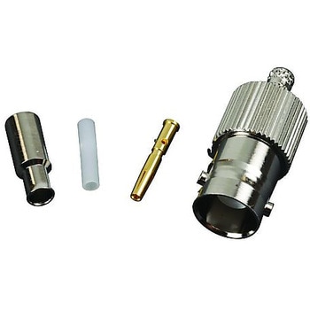 RF/同軸 BNC ジャック ストレート 50 Ω クリンプ AMPHENOL