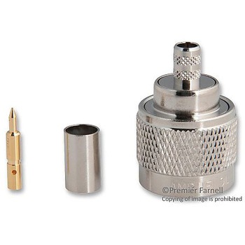 RF/同軸 N プラグ ストレート 50 Ω クリンプ AMPHENOL