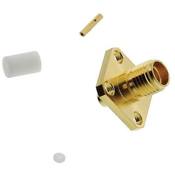 RF/同軸 SMA ジャック ストレート 50 Ω AMPHENOL