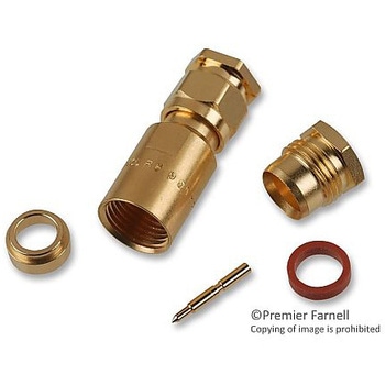 RF/同軸 SMA プラグ STR 50 Ω クランプ/SLD AMPHENOL