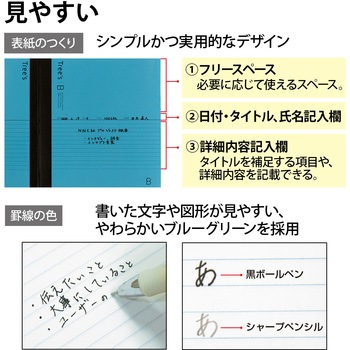 ノートTree's セミB5 B罫 日本ノート