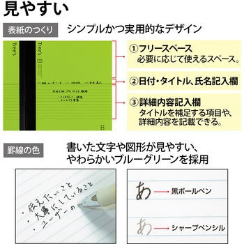 ノートTree's セミB5 B罫 日本ノート