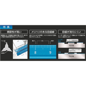 アルミ三角スケール A-15 土地家屋調査士用 シンワ測定