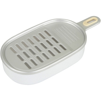 受け皿付きアルミおろし器 貝印