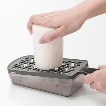 コンパクトおろし器(受け皿付き) 貝印