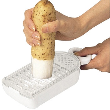 受け皿付き両面おろし器 貝印