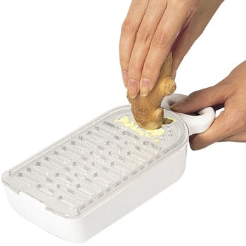 受け皿付き両面おろし器 貝印