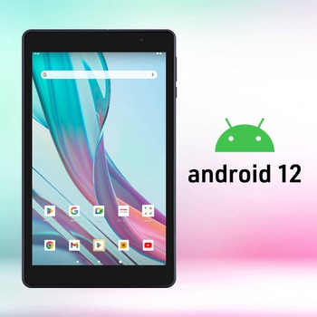 aiwa tab AB8 Android12搭載8インチタブレットPC (MT8183 OctaCore/4GB/eMMC64GB/Android12/8型/SIMスロット：なし/解像度1280x800) aiwa(アイワ)